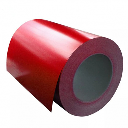 Рулон оцинкованный с полимерным покрытием 0.5x1250 Zn140 RAL 9003 ММК